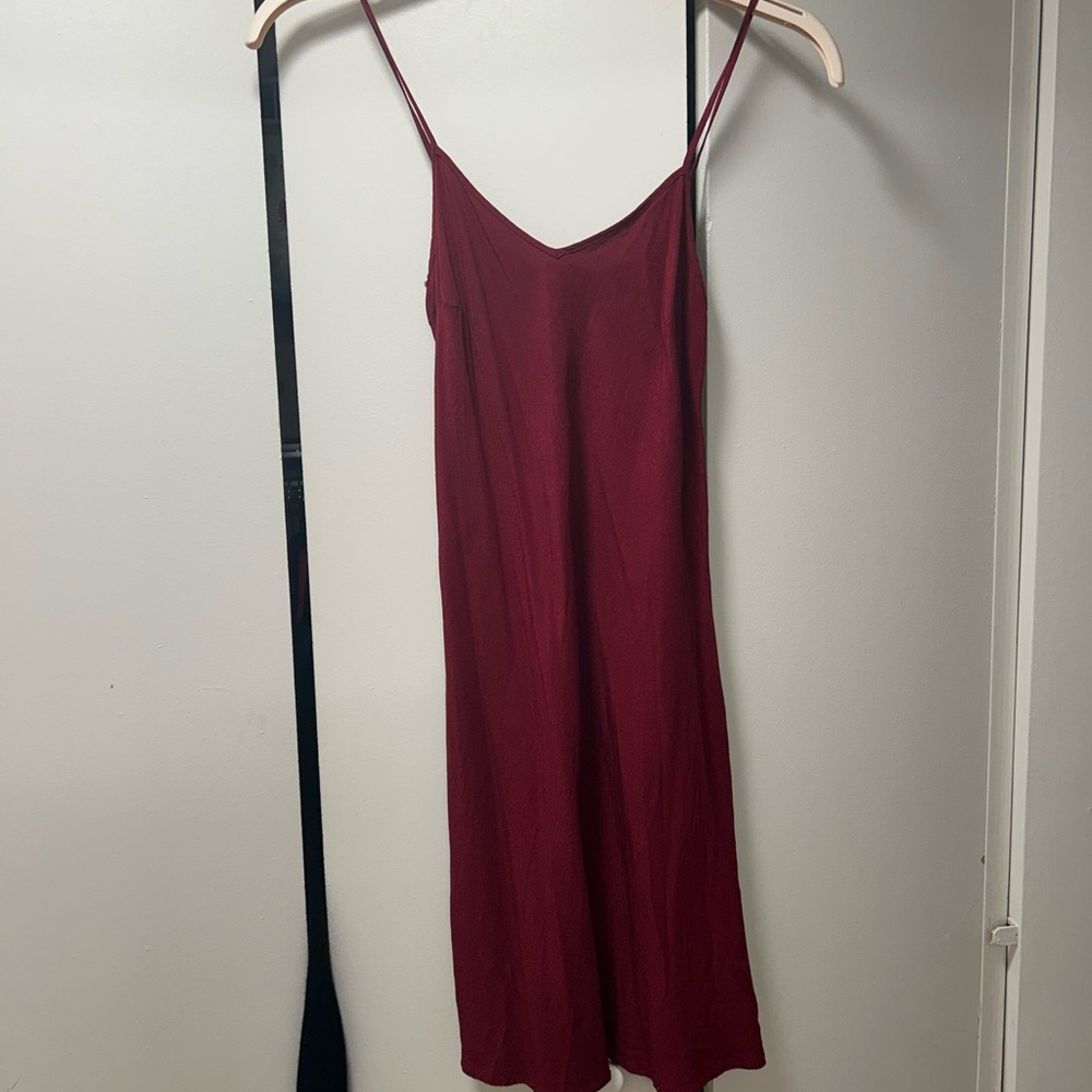 Maje Burgundy Mini Dress